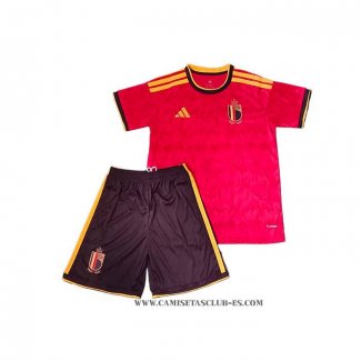 Primera Camiseta Belgica Nino 2026