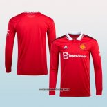 Primera Camiseta Manchester United 22-23 Manga Larga