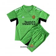 Primera Camiseta Manchester United Portero Nino 23-24