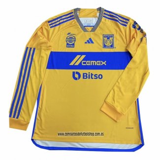 Primera Camiseta Tigres UANL 23-24 Manga Larga