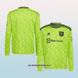 Tercera Camiseta Manchester United 22-23 Manga Larga