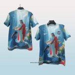 Camiseta Brasil Jesus 25-26 Azul Tailandia