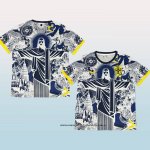 Camiseta Brasil Jesus 25-26 Gris Tailandia