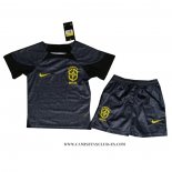 Camiseta Brasil Portero Nino 2022 Negro