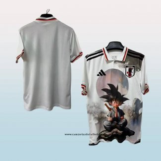 Camiseta Japon Cartoon 25-26 Blanco Tailandia