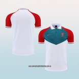 Camiseta Polo del Liverpool 22-23 Verde Blanco Rojo