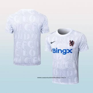 Camiseta de Entrenamiento Chelsea 25-26 Blanco