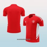 Camiseta de Entrenamiento Manchester United 22-23 Rojo