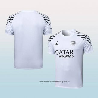 Camiseta de Entrenamiento Paris Saint-Germain Jordan 25-26 Blanco