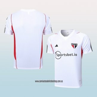 Camiseta de Entrenamiento Sao Paulo 23-24 Blanco