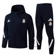 Chandal con Capucha del Real Madrid 25-26 Negro