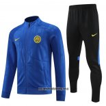 Chandal de Chaqueta del Inter Milan 23-24 Azul