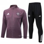 Chandal de Chaqueta del Manchester United 25-26 Marron