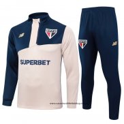 Chandal de Sudadera del Sao Paulo 24-25 Amarillo