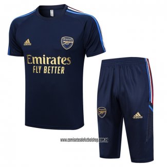 Chandal del Arsenal 23-24 Manga Corta Azul - Pantalon Corto