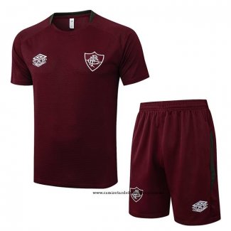 Chandal del Fluminense 25-26 Manga Corta Rojo - Pantalon Corto