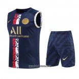 Chandal del Paris Saint-Germain 22-23 Sin Mangas Azul