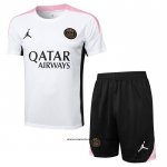 Chandal del Paris Saint-Germain Jordan 24-25 Manga Corta Blanco - Pantalon Corto