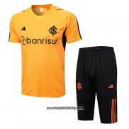 Chandal del SC Internacional 23-24 Manga Corta Naranja - Pantalon Corto