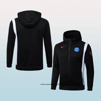 Chaqueta con Capucha del Napoli 25-26 Negro