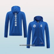 Chaqueta con Capucha del Real Madrid 22-23 Azul