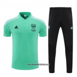 Conjunto Polo del Arsenal 22-23 Verde