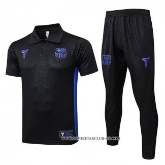 Conjunto Polo del Barcelona 25-26 Negro