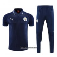 Conjunto Polo del Manchester City 22-23 Azul Marino