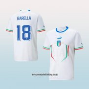 Jugador Segunda Camiseta Italia Barella 2022