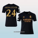 Jugador Tercera Camiseta Real Madrid Arda Guler 23-24