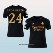 Jugador Tercera Camiseta Real Madrid Arda Guler 23-24