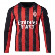 Primera Camiseta AC Milan 25-26 Manga Larga