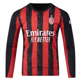 Primera Camiseta AC Milan 25-26 Manga Larga