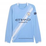 Primera Camiseta Manchester City 25-26 Manga Larga