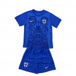 Segunda Camiseta Finlandia Nino 2025