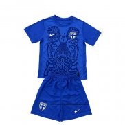 Segunda Camiseta Finlandia Nino 2025