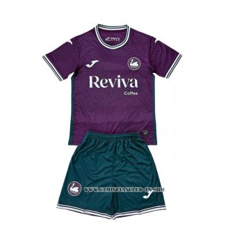 Segunda Camiseta Swansea City Nino 25-26