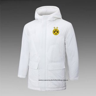 Borussia Dortmund 24-25 Blanco Chaqueta Invierno del