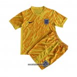 Camiseta Inglaterra Portero Nino 2024 Amarillo