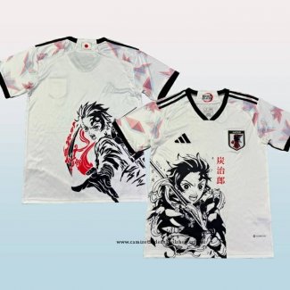 Camiseta Japon Anime Attack On Titan 24-25 Blanco Tailandia