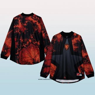 Camiseta Paises Bajos Portero 2025 Manga Larga