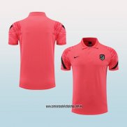 Camiseta Polo del Atletico Madrid 22-23 Rosa