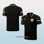 Camiseta Polo del Borussia Dortmund 22-23 Negro y Amarillo