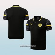 Camiseta Polo del Borussia Dortmund 22-23 Negro y Amarillo