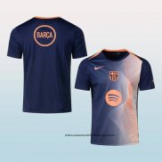 Camiseta Pre Partido del Barcelona 25-26 Azul Naranja