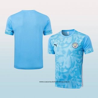 Camiseta de Entrenamiento Manchester City 25-26 Azul