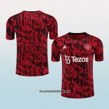 Camiseta de Entrenamiento Manchester United 23-24 Rojo