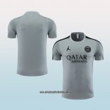 Camiseta de Entrenamiento Paris Saint-Germain Jordan 23-24 Gris