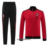 Chandal de Chaqueta del AC Milan 23-24 Rojo