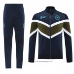 Chandal de Chaqueta del Napoli 24-25 Azul Verde